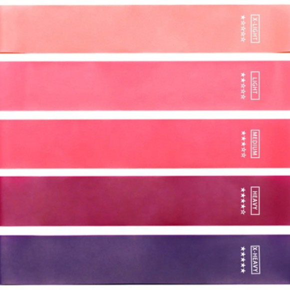 Резинки для фітнесу SILICON Resistance Loop Bands JK-RB01 — набір 5 в 1