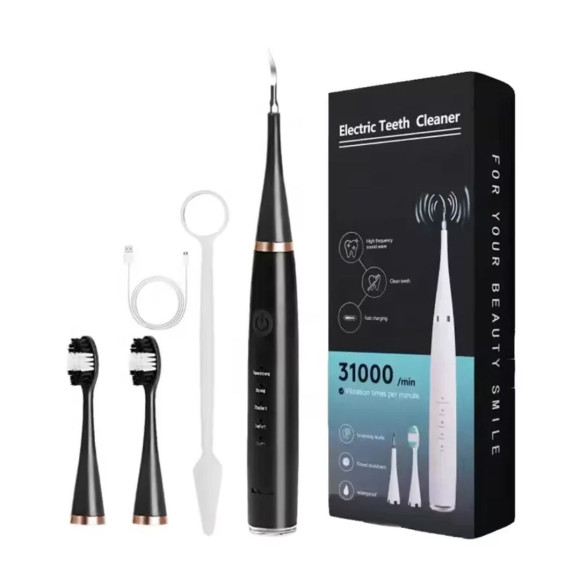 Електрична зубна щітка чорна